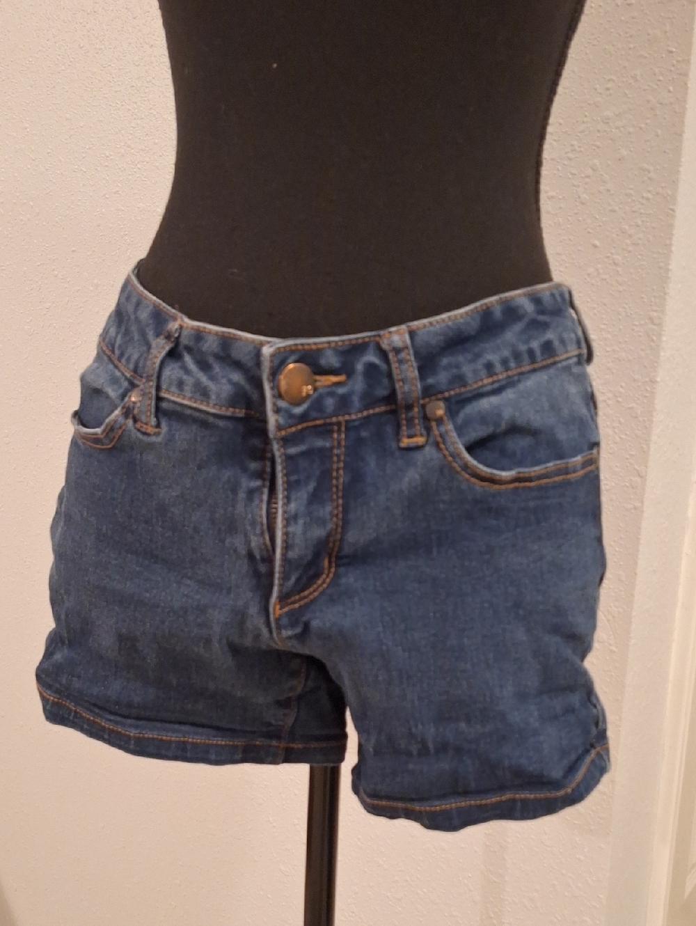 Faded Glory Medium Blue Denim Shorts